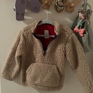 Baby boys Sherpa fleece pullover